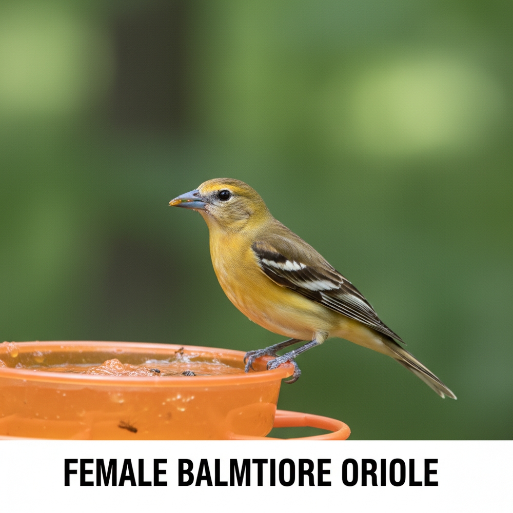 img of The Mystery of the 'Yellow' Oriole: Identifying Females and Juveniles