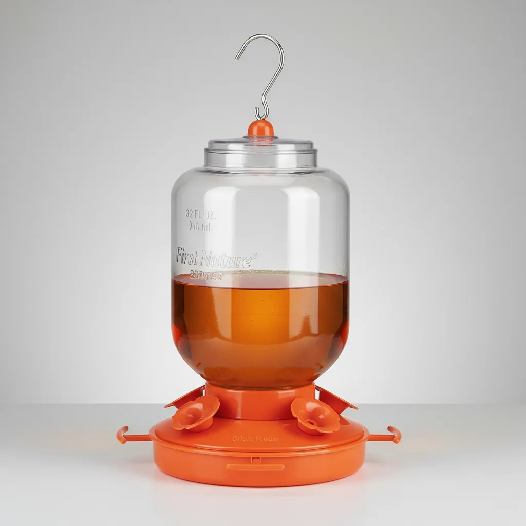 First Nature 32-ounce Oriole Feeder